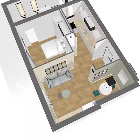 Appartchic - Appartement Standing - Plein Centre & Parking Prive Créon Exteriör bild