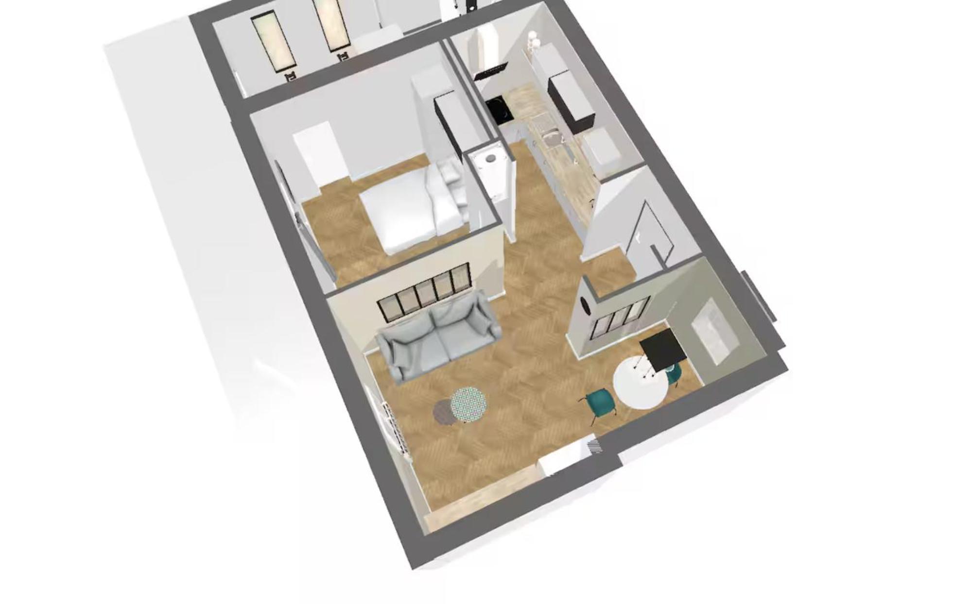 Appartchic - Appartement Standing - Plein Centre & Parking Prive Créon Exteriör bild